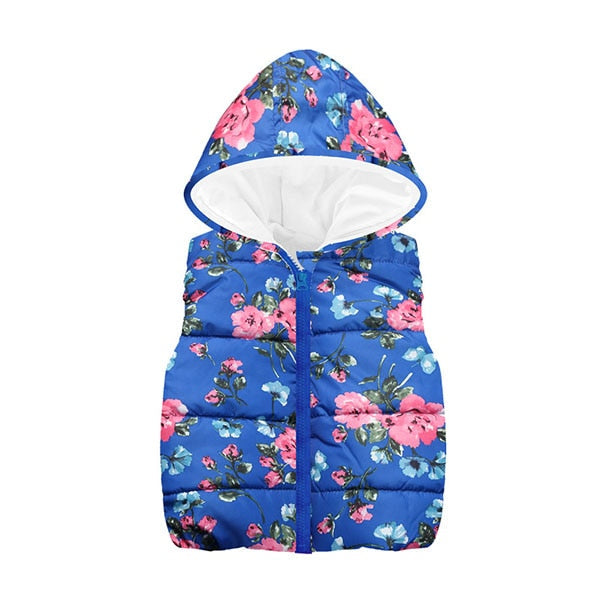 Cheaper Autumn Winter Warm Kids Vests For Boys Cartoon Rainbow Dinosaur Outerwear Sleeveless Hooded Jackets Gilet Baby Boy Coats - Sheseelady