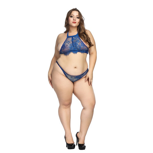 Lingerie Set Transparent Wireless Set Sexy Bra And Panty - Sheseelady