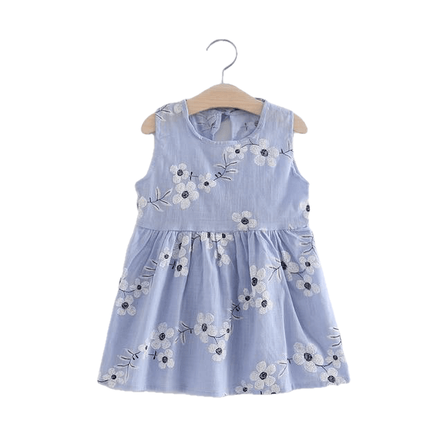 Casual Style Fly Sleeve Bow Dress For Girls - Sheseelady