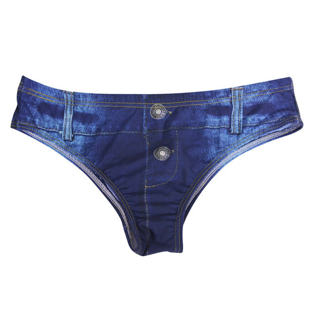 Vintage Sexy Women's Low Waist Skinny Denim Hot Shorts