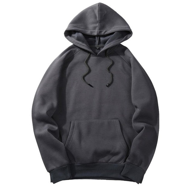 Fashion Hoodies Male Large Size Warm Fleece Coat Hoodies - Sheseelady