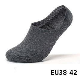 6Pcs=3Pairs/Lot Invisible Towel Style Cotton Socks Stripe Boat Anti Slip, High Qualtiy New Big Size For Men'S - Sheseelady