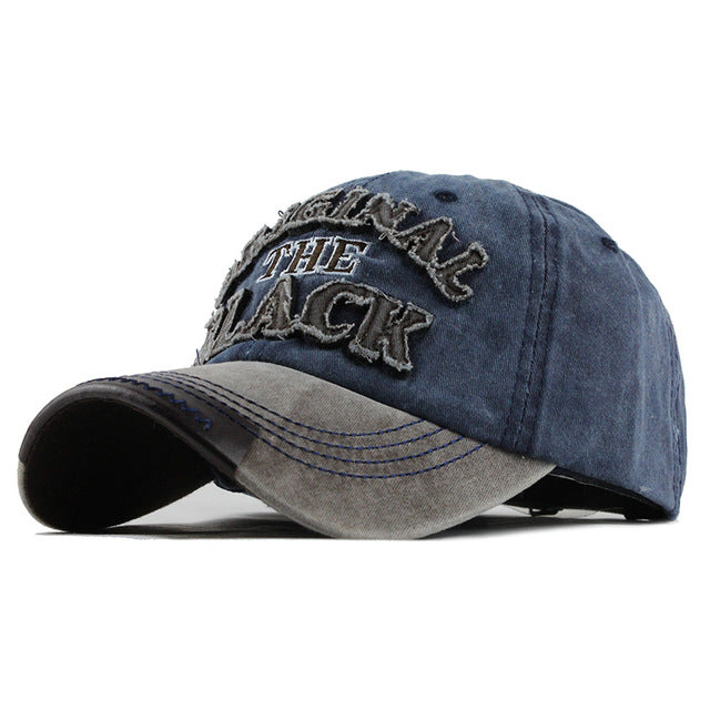 Unisex Retro Casual Washable Snapback Cotton Baseball Caps