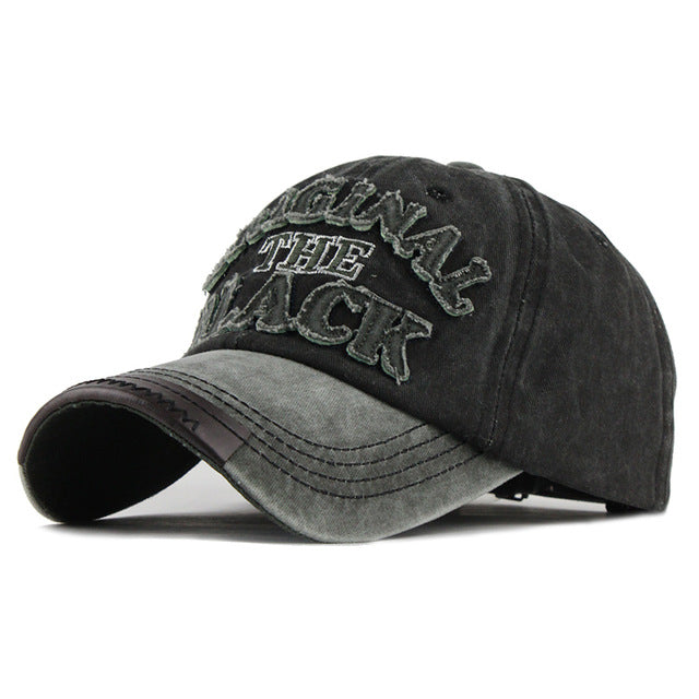 Unisex Retro Casual Washable Snapback Cotton Baseball Caps