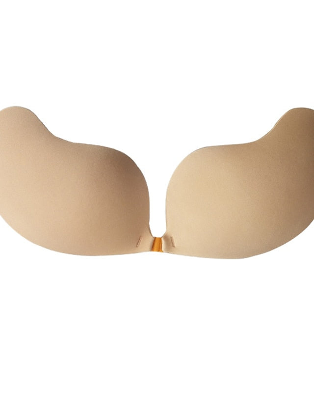 ladies sexy reusable invisible strapless self adhesive push-up bra stick on gel backless for women