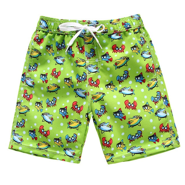 Beach Cartoon And Quick-Drying Shorts For Kids And Boys - Sheseelady
