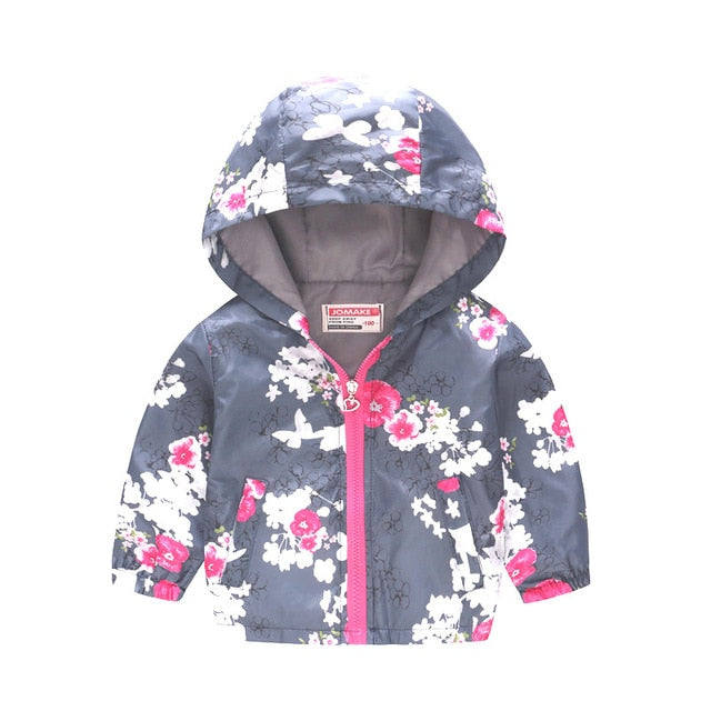 Stylish Skin-friendly Children's Waterproof Windbreaker
