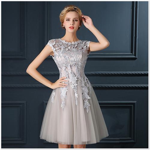Elegant A-Line Red Evening Gown Prom Dress - Sheseelady