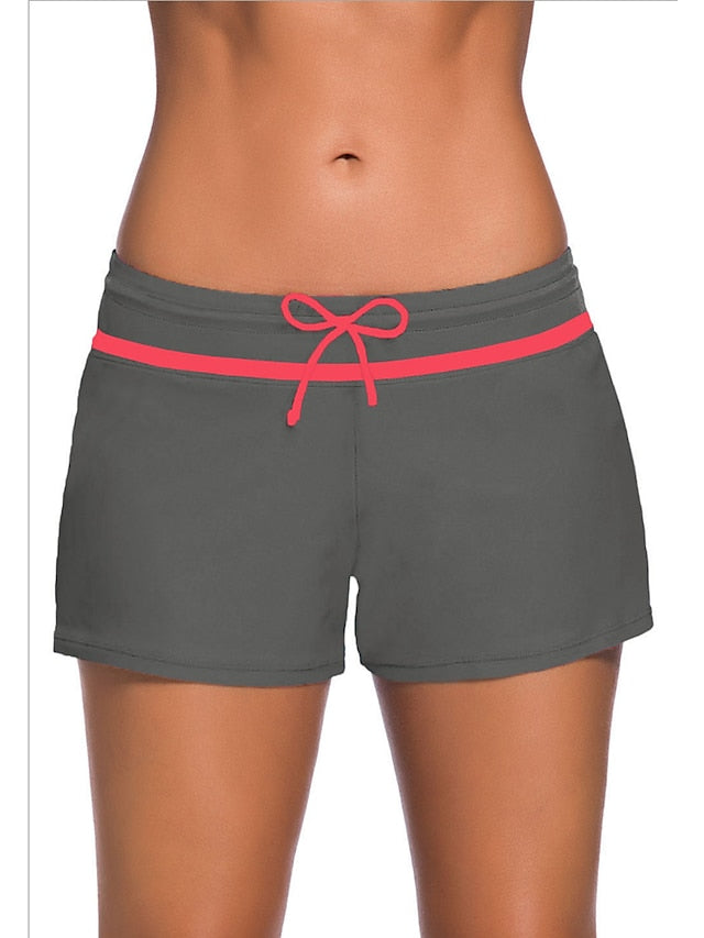 Women's Quick Dry Swim Shorts - Sports Beachwear Summer Swimsuit