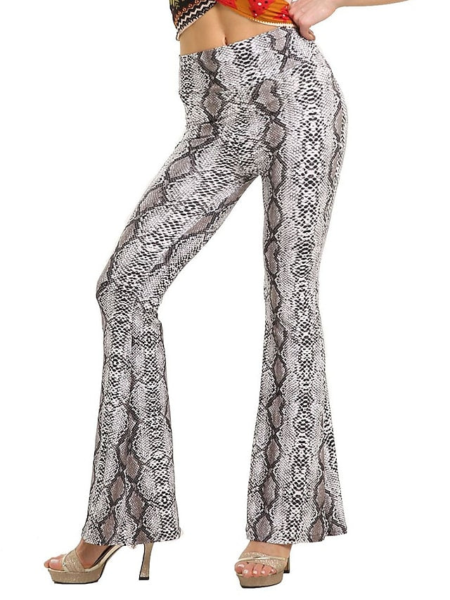 Women's Wide Leggings Print Micro-elastic Comfort Pants