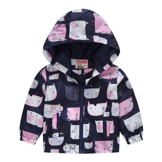 Stylish Skin-friendly Children's Waterproof Windbreaker