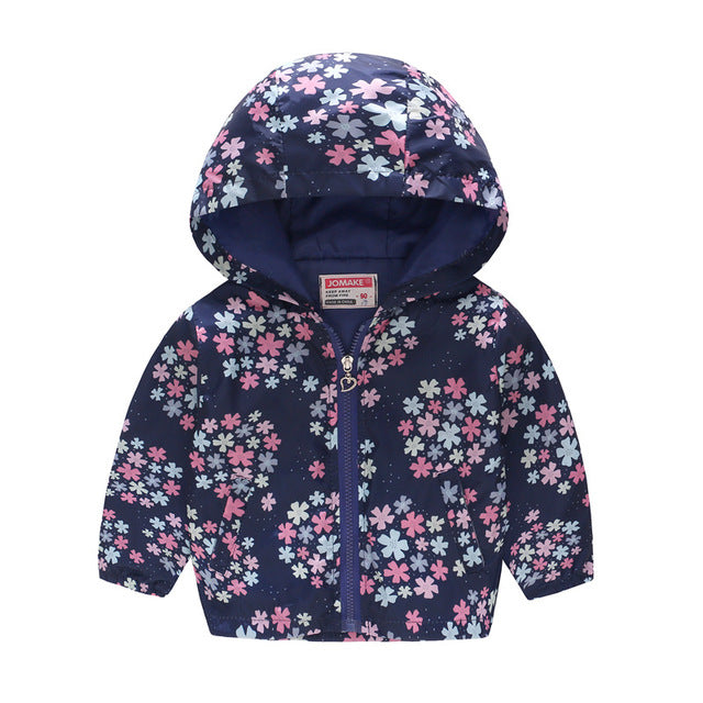 Stylish Skin-friendly Children's Waterproof Windbreaker