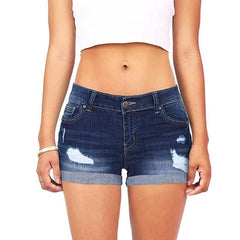 Fashion Sumemr Women'S Shorts Low Waist Ripped Hole Short Mini Jeans Denim For Women Casual Plus Size Trousers Pantalones - Sheseelady