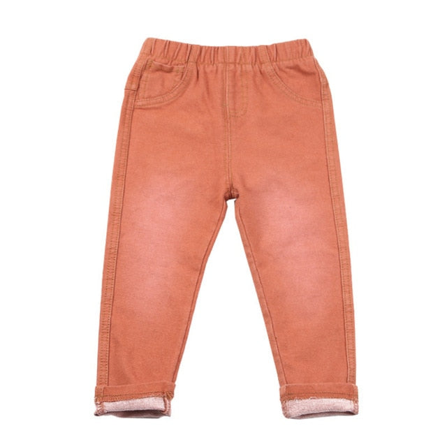 4 Colors Denim Pants And Cotton Trousers For Unisex Kids - Sheseelady