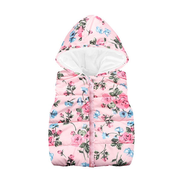 Cheaper Autumn Winter Warm Kids Vests For Boys Cartoon Rainbow Dinosaur Outerwear Sleeveless Hooded Jackets Gilet Baby Boy Coats - Sheseelady