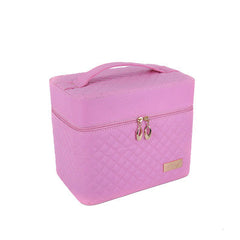 Flannel Korean Cosmetic Box Shaped Large Capacity Case - Sheseelady
