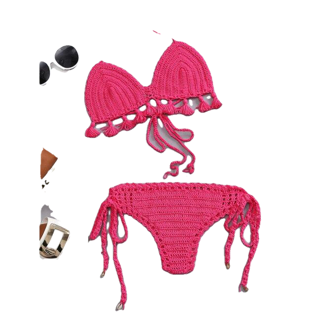 Fashionable Sexy Ladies' Summer High Waist Bikini Sets Two Piece