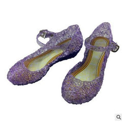 Baby Shoes Girls Sandals Anna&Elsa Kids Baby Shoes Elsa Princess And Cosplay Shoes Party And Comfortable - Sheseelady