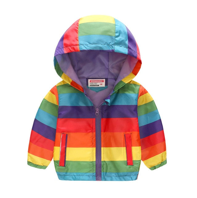 Stylish Skin-friendly Children's Waterproof Windbreaker