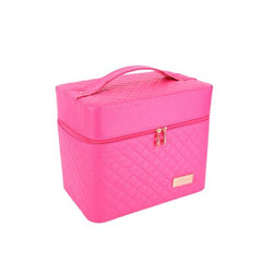 Flannel Korean Cosmetic Box Shaped Large Capacity Case - Sheseelady