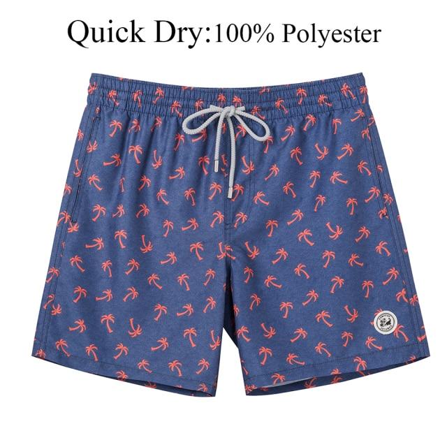 Fashionable Men's Quick Dry Summer Swim Shorts With Mesh Lining For Beach Board