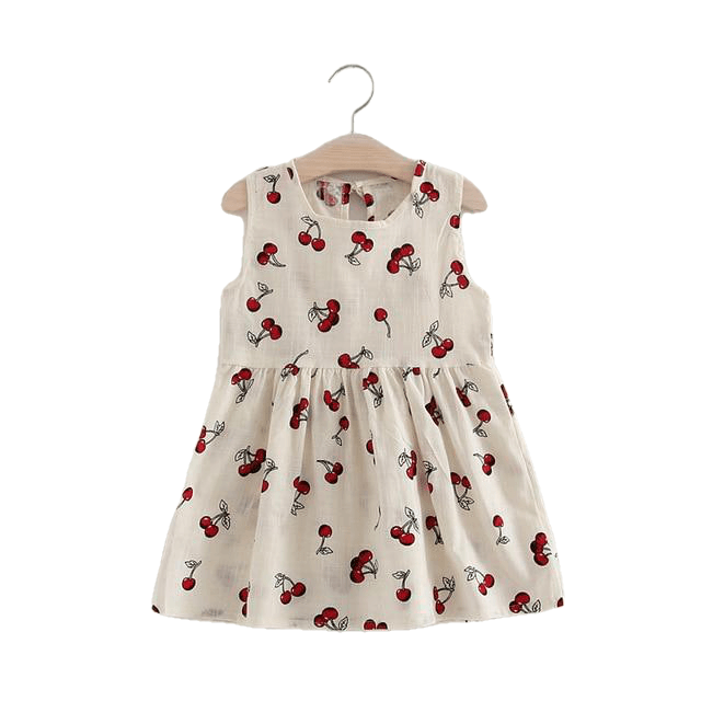 Casual Style Fly Sleeve Bow Dress For Girls - Sheseelady