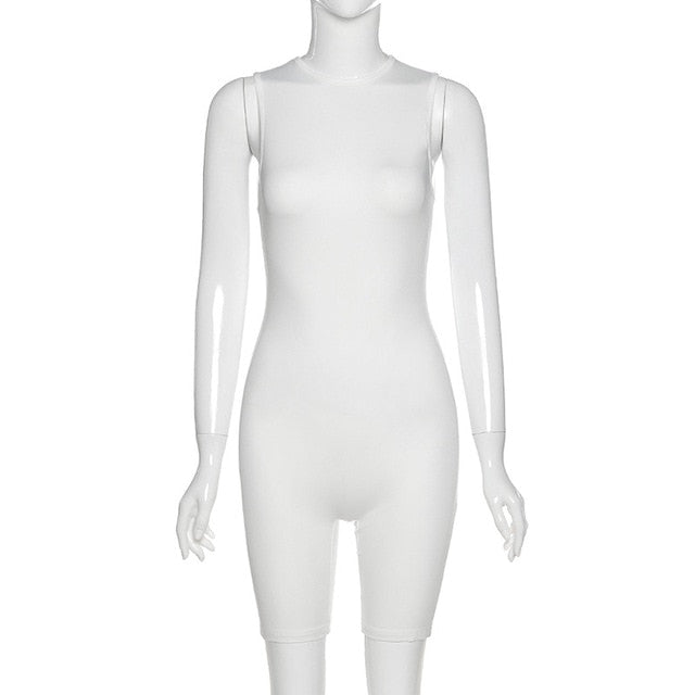 Sexy Ladies' Sleeveless Bodycon Playsuits For Sport
