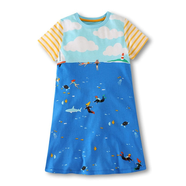 Baby Girls Summer Embroidery Dresses - Sheseelady