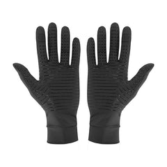 Copper Arthritis Compression Gloves Full Finger Touch Screen Pain Relief for Carpal Tunnel RSI