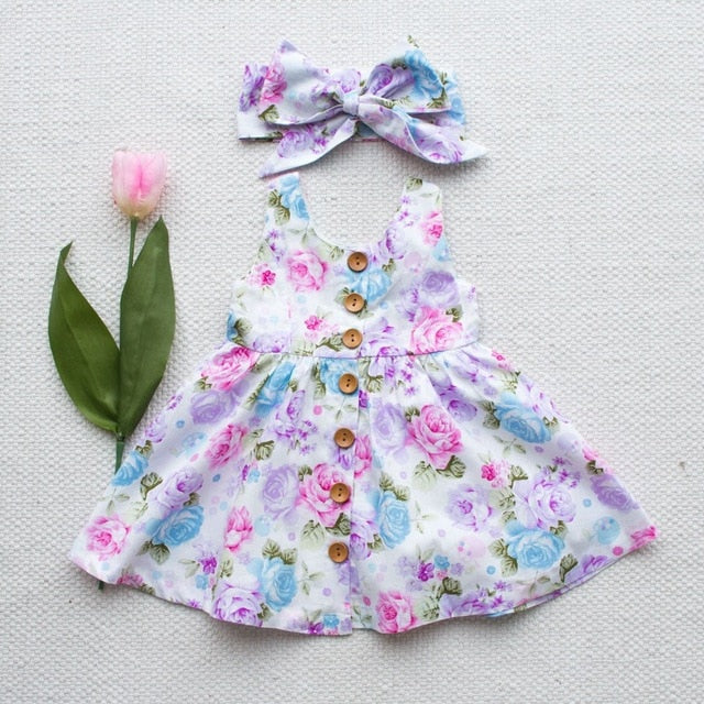 Costumes With Button Princess Girls Dresses - Sheseelady
