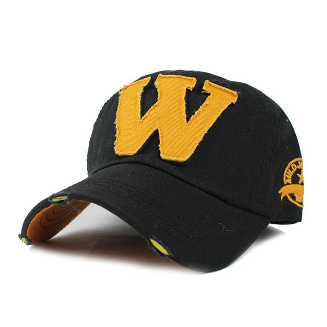 Embroidery Letter W Baseball Cap - Sheseelady