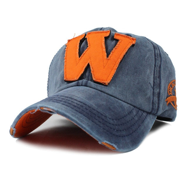 Embroidery Letter W Baseball Cap - Sheseelady