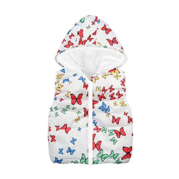 Cheaper Autumn Winter Warm Kids Vests For Boys Cartoon Rainbow Dinosaur Outerwear Sleeveless Hooded Jackets Gilet Baby Boy Coats - Sheseelady