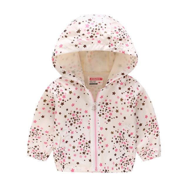 Stylish Skin-friendly Children's Waterproof Windbreaker