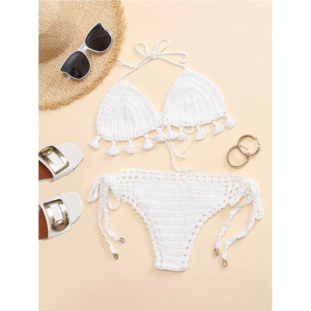 Fashionable Sexy Ladies' Summer High Waist Bikini Sets Two Piece