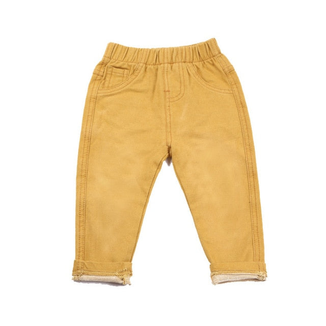 4 Colors Denim Pants And Cotton Trousers For Unisex Kids - Sheseelady