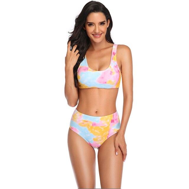 Trendy Spice Girls' High Waist Bikini Two Pieces