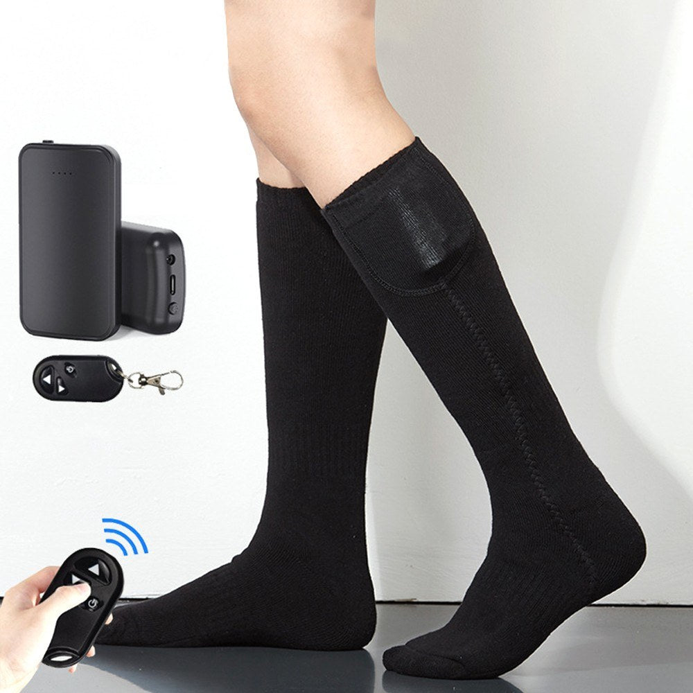 Remote Control Heated Socks with Rechargeable 4000mAh Battery