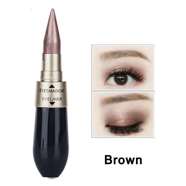 Double-End 2-In-1 Pearly Glimmer Waterproof Eyeshadow - Sheseelady