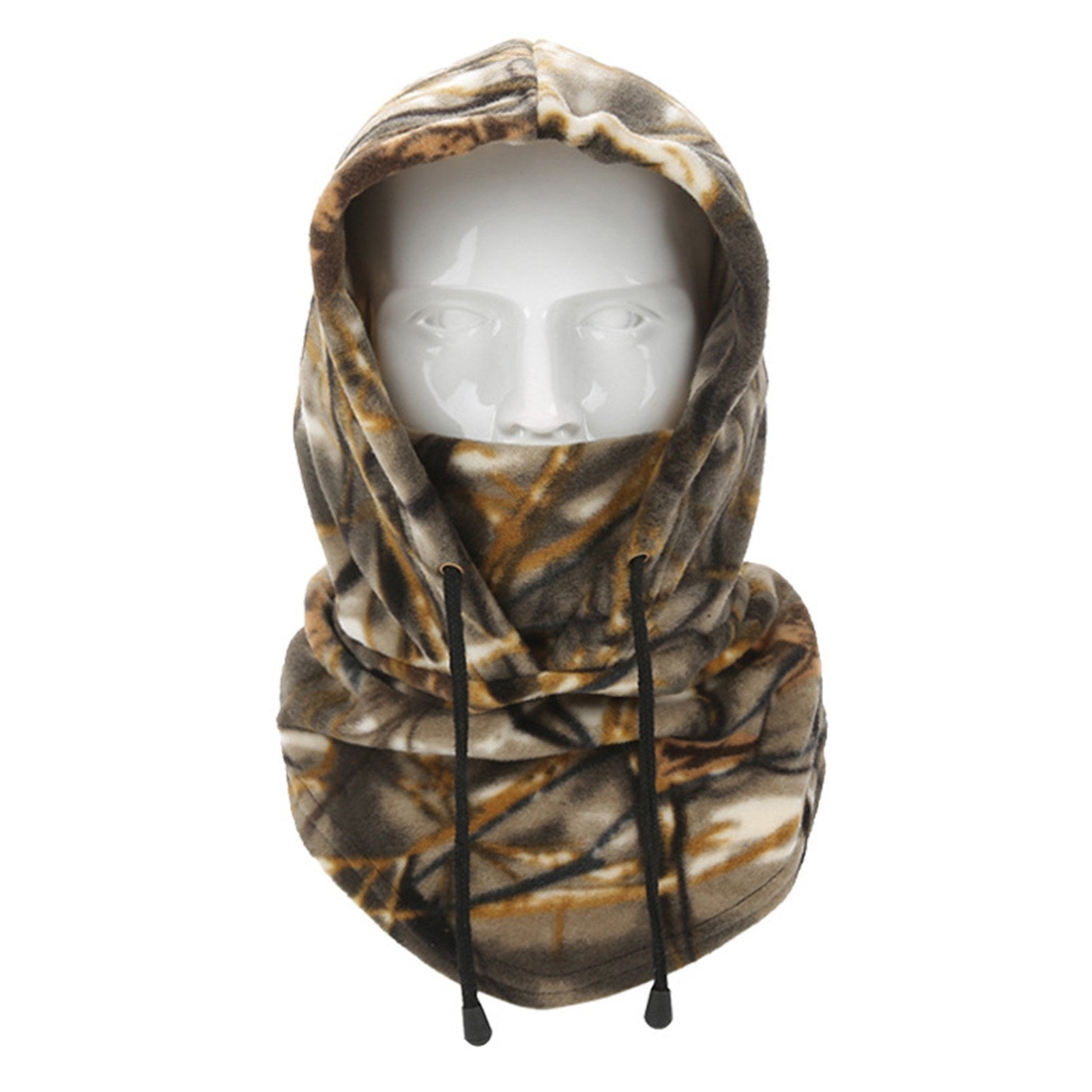 Winter Fleece Face Cover Windproof Ski Balaclava Warm Snow Hood for Motorcycling Skiing Ice Fishing Camping