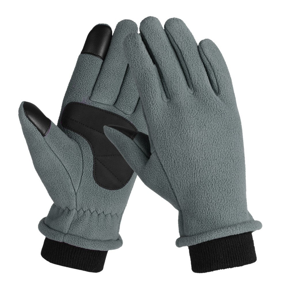 Thermal Fleece Touchscreen Gloves for Winter Outdoor Riding & Skating