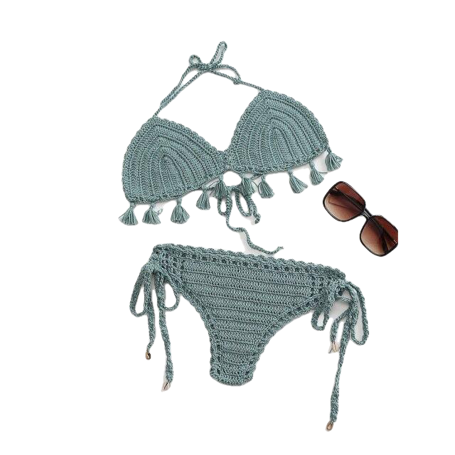 Fashionable Sexy Ladies' Summer High Waist Bikini Sets Two Piece