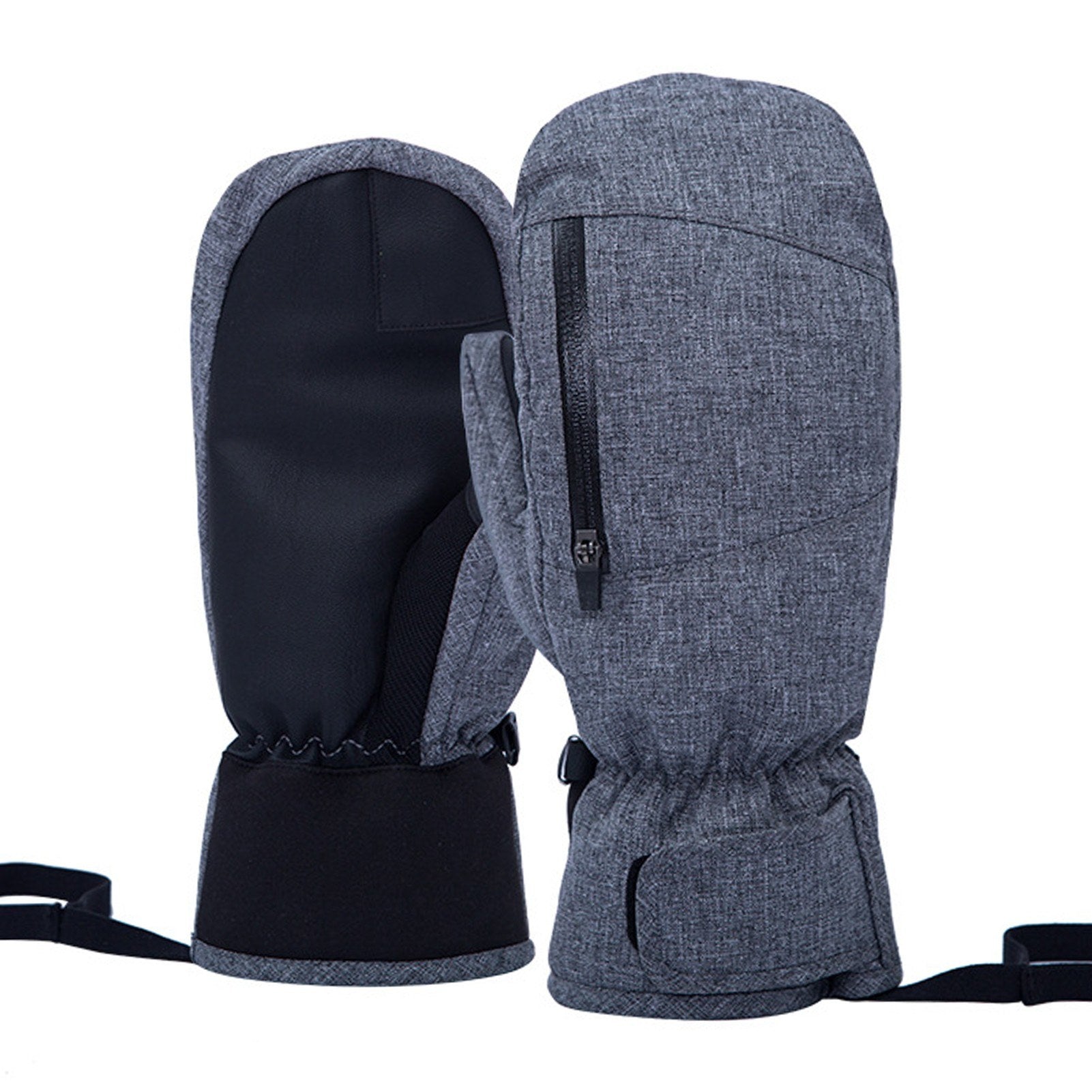 Waterproof Touchscreen Snowboard Mittens for Men & Women - Ski & Snowmobile Winter Gloves