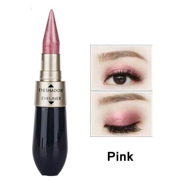 Double-End 2-In-1 Pearly Glimmer Waterproof Eyeshadow - Sheseelady