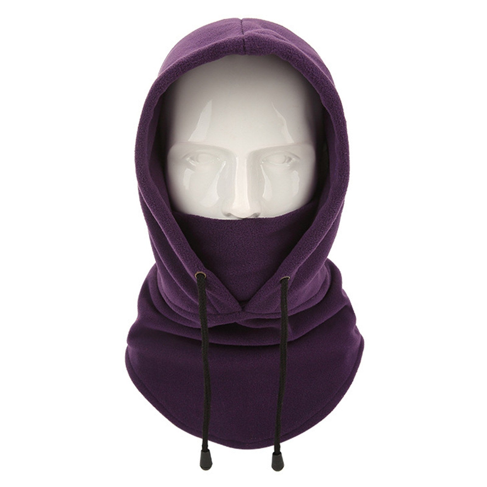 Winter Fleece Face Cover Windproof Ski Balaclava Warm Snow Hood for Motorcycling Skiing Ice Fishing Camping