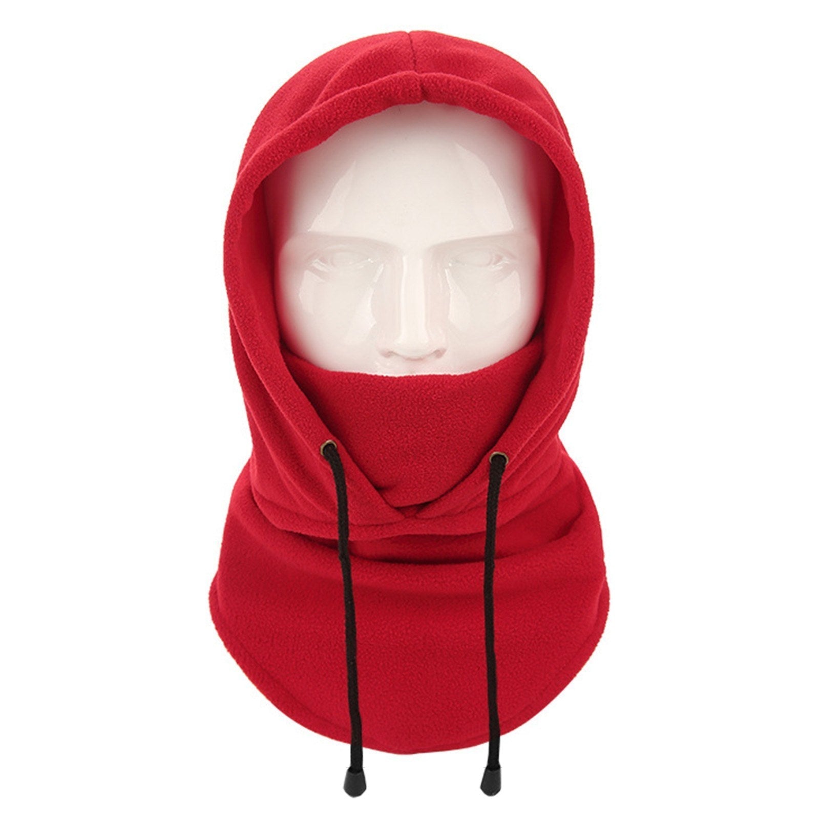 Winter Fleece Face Cover Windproof Ski Balaclava Warm Snow Hood for Motorcycling Skiing Ice Fishing Camping