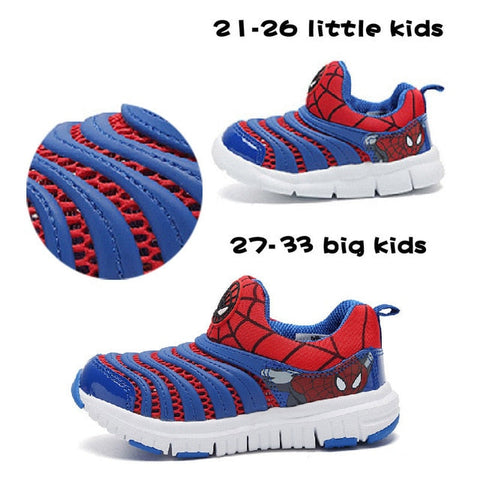 ユニセックスの夏スパイダーマン子供靴