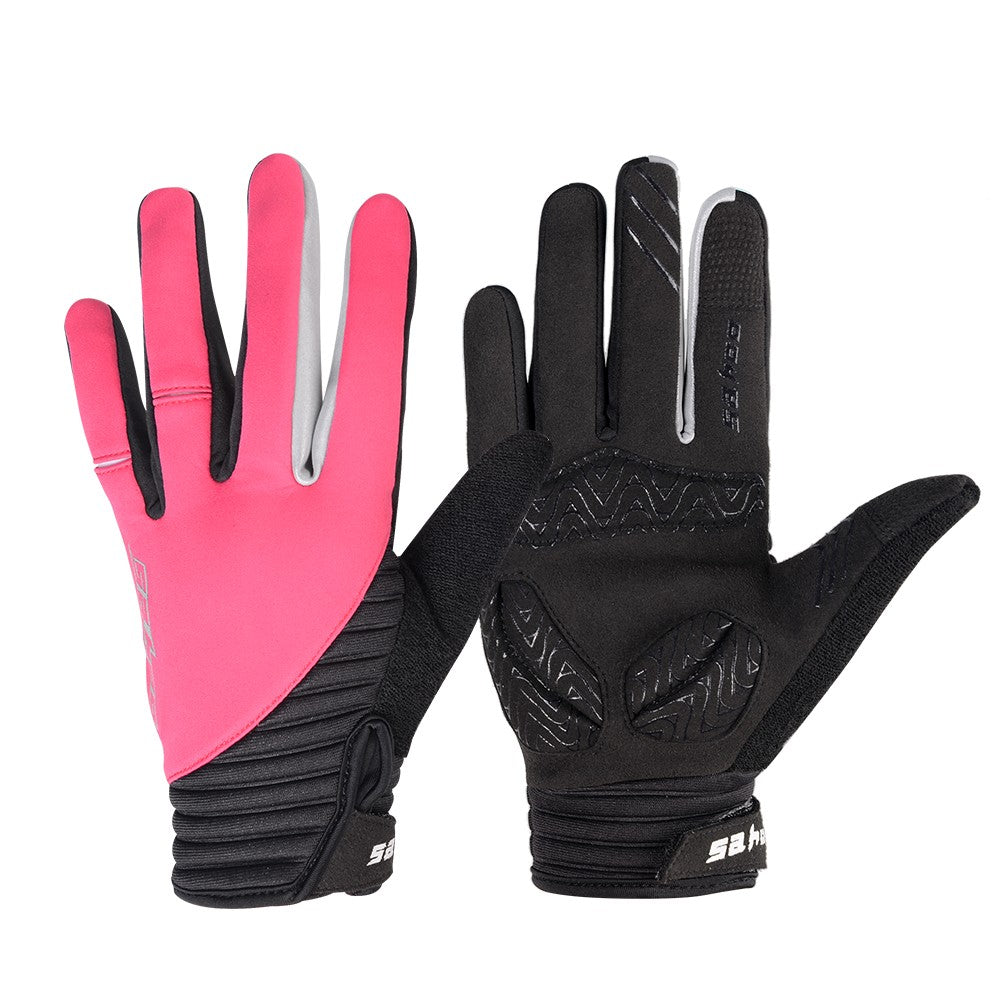 Windproof Touchscreen Cycling Gloves for Men & Women - Winter Full Finger Outdoor Use