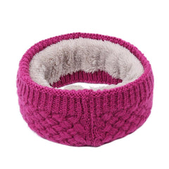 Winter Ribbed Knitted Circle Loop Ring Scarf Thickness Collar Scarves Neck Warmer