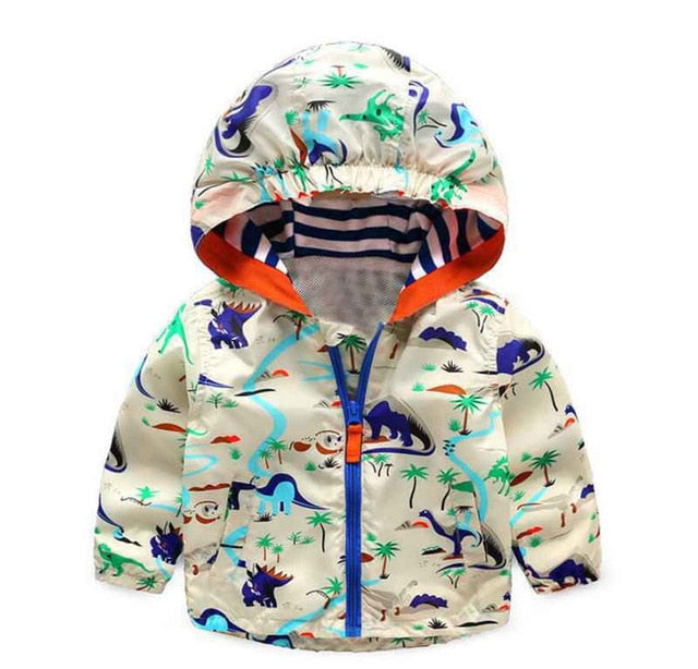 Cute Dinosaur Spring Coat Jackets For Boys - Sheseelady
